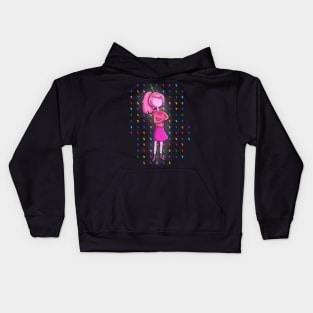 Princess Bubblegum retro design Kids Hoodie